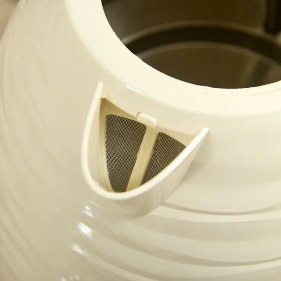 Buy 3000W 1.7L Rapid Boil Kettle & 4 Slice Toaster, Kettle and Toaster Set with 7 Browning Controls and Crumb Tray, Beige, 8 image