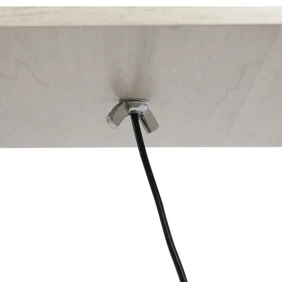 Buy 3-Tier Floor Lamp, Floor Light with Storage Shelf, Reading Standing Lamp with Acrylic Shade for Living Room, Bedroom, Kitchen, Dining Room, Office, Dorm, 160cm, Oak, 9 image