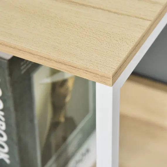 Buy 4 Drawer Storage Chest Unit Home Cabinet w/ Shelves Home Living Room Bedroom Entryway Living Furniture, Light Grey, 8 image