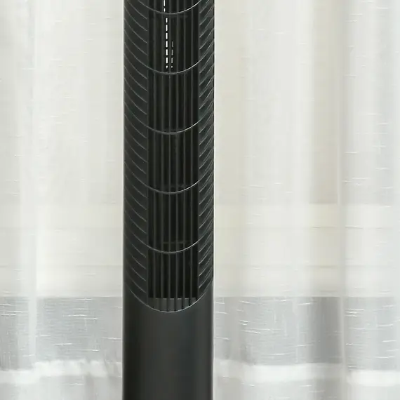 Buy 36'' Freestanding Tower Fan, 3 Speed 3 Mode, 7.5h Timer, 70 Degree Oscillation, LED Panel, 5M Remote Controller, Black, 9 image