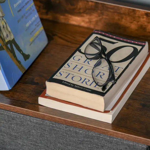 Buy 4 Drawer Storage Chest Unit Home Cabinet w/ Shelves Home Living Room Bedroom Entryway Living Furniture, Black, 9 image