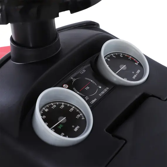 Buy 3-in-1 Ride On Car Foot To Floor Slider Toddler w/ Horn Steering Wheel NO POWER Manual Under Seat Storage Safe Design for 1-3 Year Old Red, 9 image