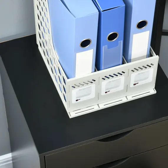 Buy 5 Drawer Mobile Filing Cabinet, Vertical File Cabinet, Modern Rolling Office Storage Organizer Cupboard, Black, 8 image