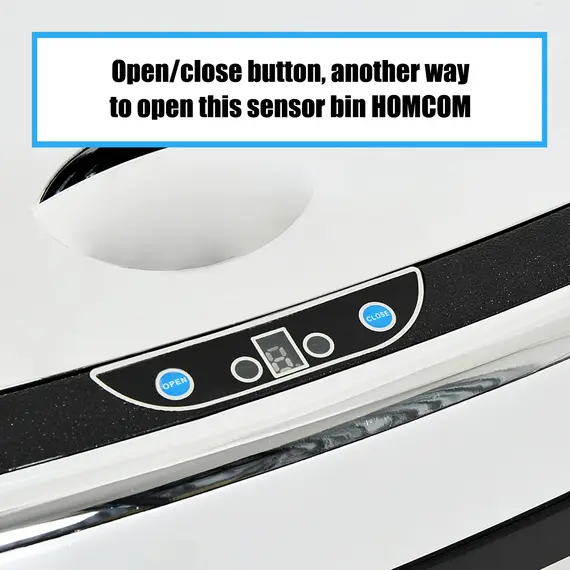 Buy 68L Sensor Dustbin Stainless Steel Automatic Kitchen Waste Bin Silver, 5 image