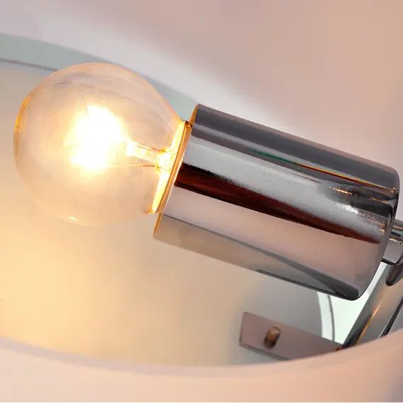 Buy Acrylic Lamp Indoor 3 Light Pendant Chandelier Flush Mount Office Living Room Bedroom w/ Chrome Finish, 8 image
