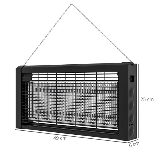 Buy 8watt Indoor LED Electric Bug Zapper, with Hanging Chain, 3 image