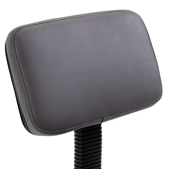Buy Beautician's Swivel Salon Chair w/ Padded Seat Back 5 Wheels Adjustable Height Salon Hairdressers Tattoo Spa Rolling Cushion Professional 35cm Grey, 7 image