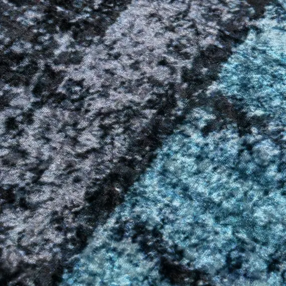 Buy Blue Geometric Rug, Modern Area Rugs Large Carpet for Living Room, Bedroom, Dining Room, 160x230 cm, 9 image