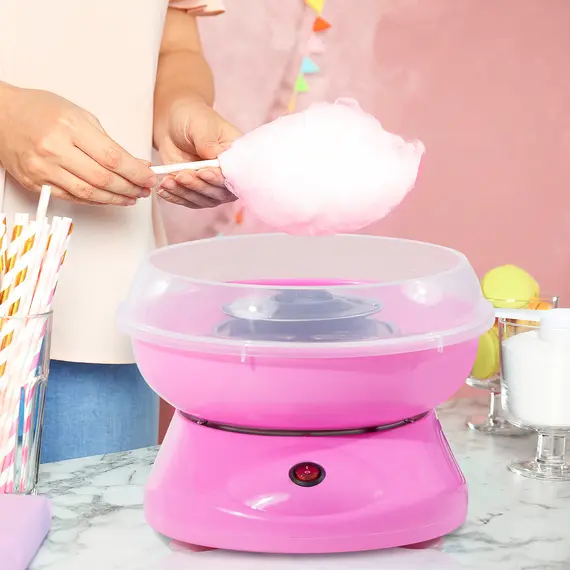 Buy Candy Floss Machine Electric Cotton Candy Maker Gadgetry 450W (Pink), 7 image