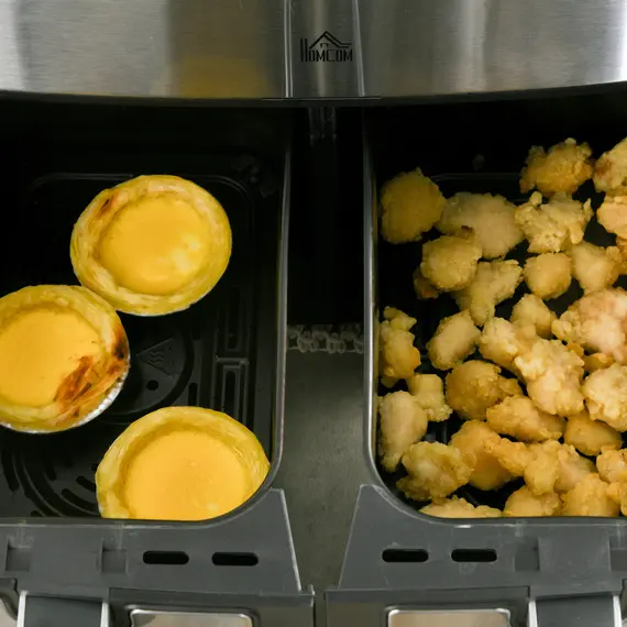 Buy Dual Zone Air Fryer, 10-in-1 8L with Sync Cook & Sync Finish, 60-Minute Timer for Oil Free & Low Fat Cooking, 2400W, 9 image