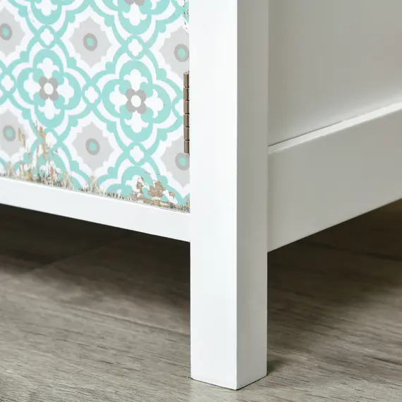 Buy Drawer Table Sideboard Multi-purpose Storage Chest Shabby Chic Entryway Living Room Bedroom Furniture Organizer Unit, 9 image