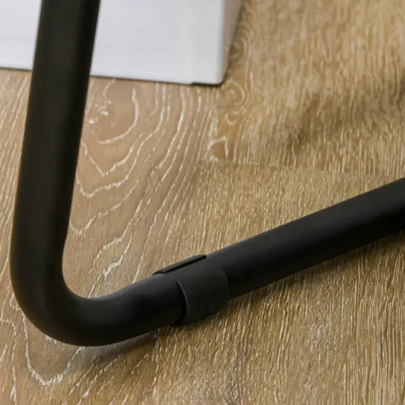 Buy Fabric Sleeper Chair, Folding Chair Bed with Adjustable Backrest, Pillow, Side Pockets for Living Room, Charcoal Grey, 8 image