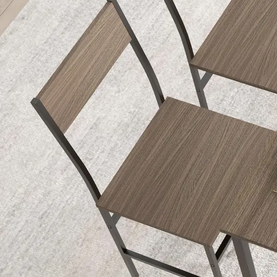 Buy Four-Piece Dining Set, With Table, Chairs and Bench, 9 image