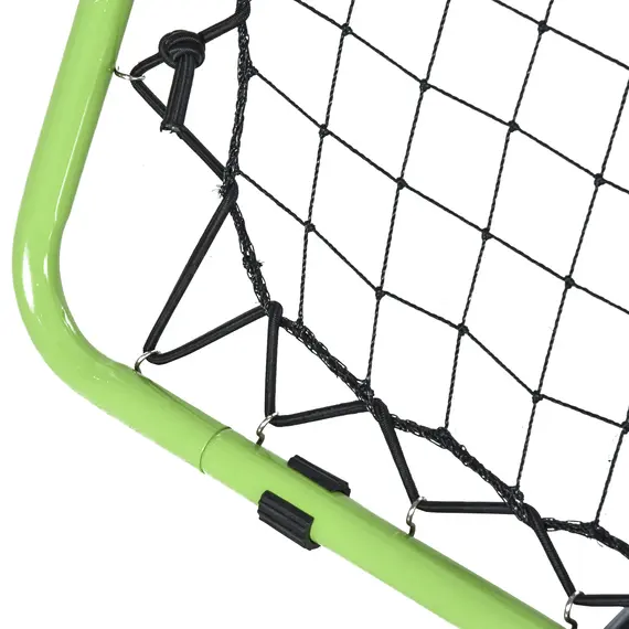 Buy Football Training Net, Soccer Kickback Target Goal Both Side Rebounder Net, Adjustable Angle Goal Training Set for Kids and Children to Practice in Playground, Backyard, 7 image