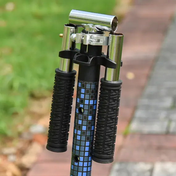 Buy Folding Kids Kick Scooter Ride on Toys-Blue, 9 image