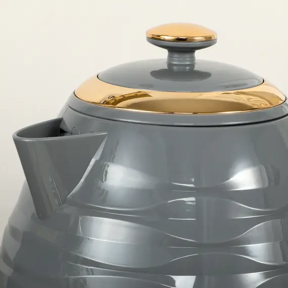 Buy Kettle and Toaster Sets, 3000W 1.7L Rapid Boil Kettle & 4 Slice Toaster with 7 Browning Controls, Defrost, Reheat and Crumb Tray, Otter thermostat, Grey, 9 image