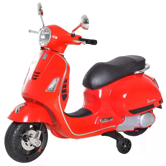 Buy Kids Ride On Motorcycle, 6V, W/LED Lights-Red, Colour: Red, 9 image