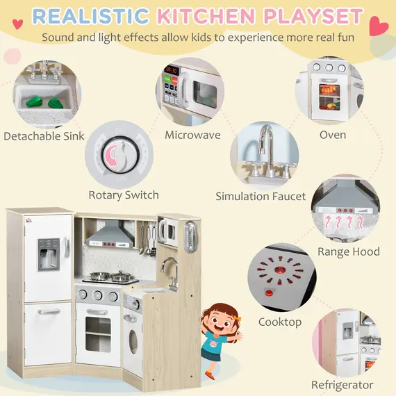 Buy Kids Kitchen Playset, with Accessories, Storage Space, 4 image