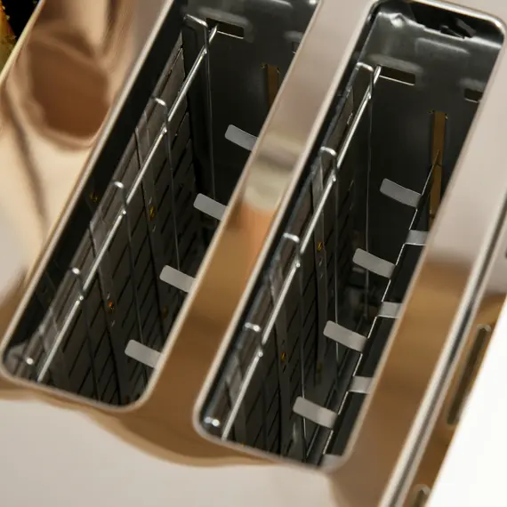 Buy Kettle and Toaster Sets, 3000W 1.7L Rapid Boil Kettle & 4 Slice Toaster with 7 Browning Controls, Defrost, Reheat and Crumb Tray, Otter thermostat, Cream White, 8 image