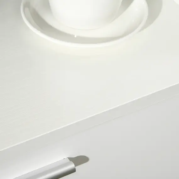 Buy Kitchen Cupboard, Modern Kitchen Storage Cabinet with Shelves and Drawer, Free Standing Kitchen Units, 166 cm, White, 9 image