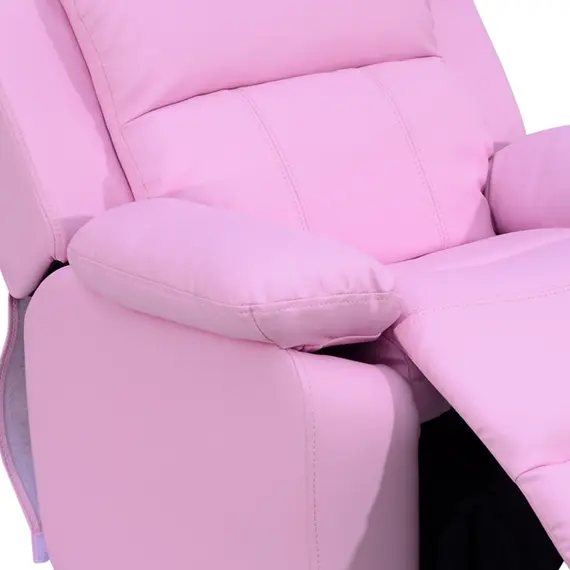 Buy Kids Sofa Armchair Toddler Recliner Children's  Chair Lounger Games Chair  PU Leather w/ Storage  (Pink), 9 image