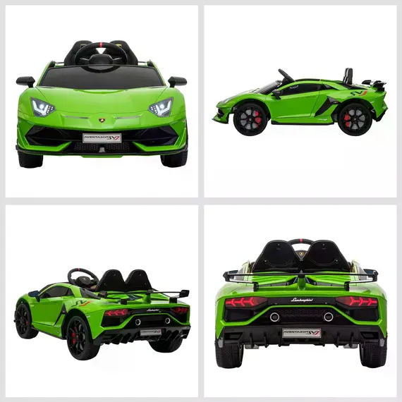 Buy Lamborghini SVJ 12V Kids Electric Ride On Car Sport Racing Toy RC for 3-8 Yrs, 7 image