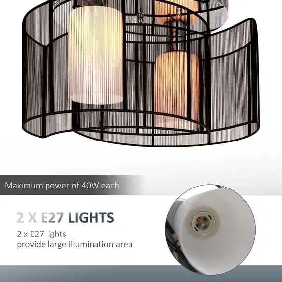 Buy Modern Design Mini Style Flush Mount Ceiling Light Mount with Flush Metal Finish Chandelier, 6 image