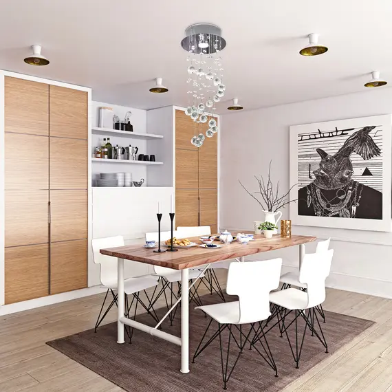 Buy Metal Crystal Ceiling Light Chandelier Elegant Pendant Lamp Living Room Stairway Stairway Spiral Rain Drop Pendant Lamp Silver, 8 image