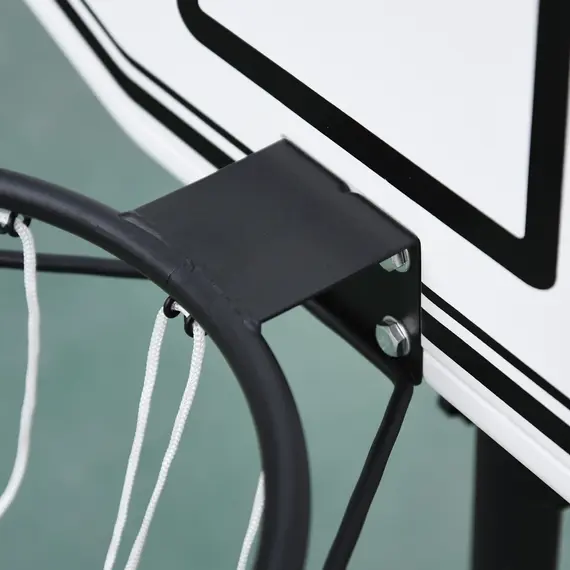 Buy Portable Basketball Stand 94-123cm Basket Height Adjustable Hoop For Adults Suitable for Pool Side, 9 image