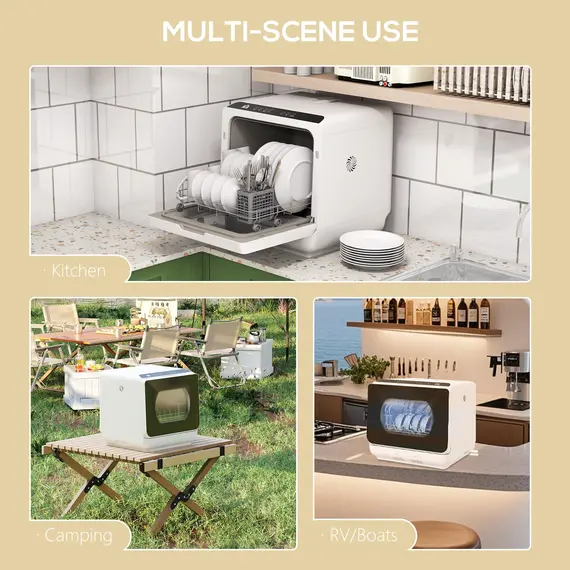 Buy Multi-Program 6L Tabletop Dishwasher, 9 image