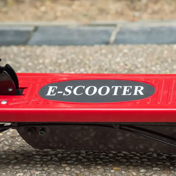Buy Outdoor Ride On Powered Scooter 120W Motor Bike 2 x 12V Battery - Red, 9 image