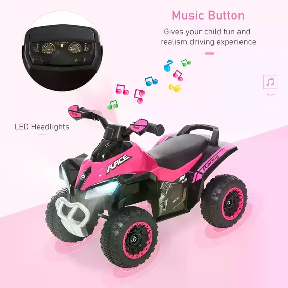 Buy Ride on Toy for Kids 4 Wheel Foot-to-Floor Sliding Walking Car Toy Motorcycle Baby Walker Toddler Toys for for 18-36 Months Boys and Girls, 4 image