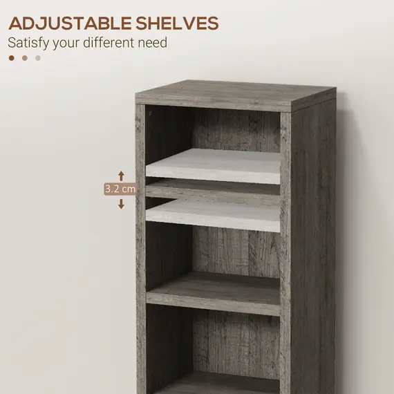 Buy Set of Two 102 CD Storage Units - Dark Wood-Effect, 6 image