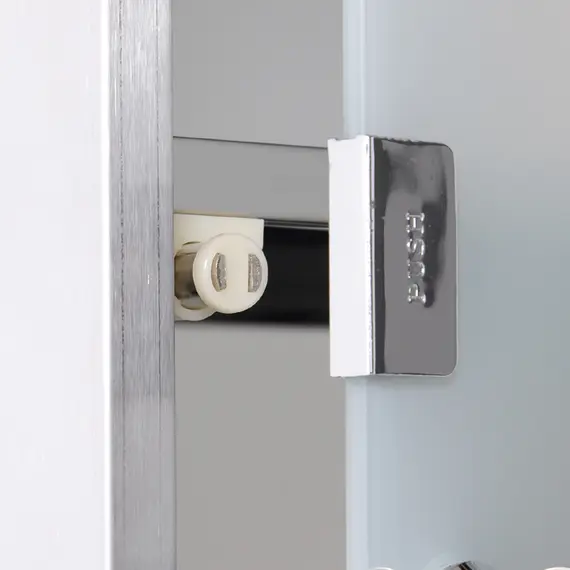 Buy Stainless Steel wall mounted Medicine Cabinet with 2 Shelves + Security Glass Door Lockable 48 cm(H), 9 image