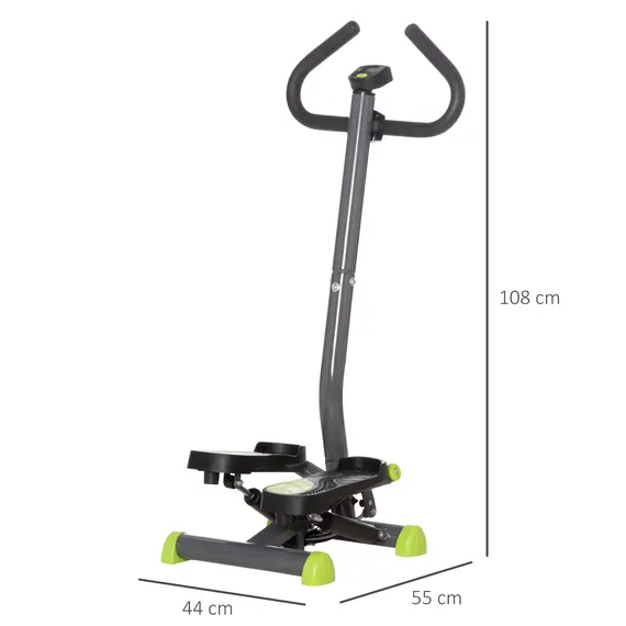 Buy Twister Stepper, Step Machine with Adjustable Resistance, LCD Screen - Grey, 3 image