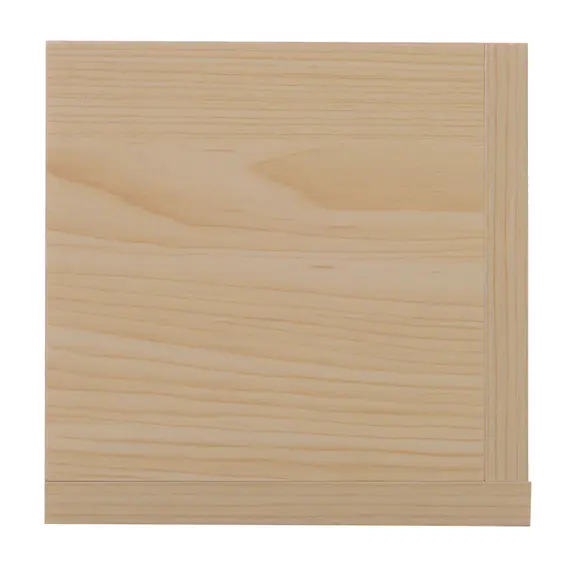 Buy Wall Mount 84 CD / 56 DVD/Blu-ray/ Media Storage Rack 4 Cubes Wooden Shelf Organizer Unit Bookcase Display (Natural Wood Colour), 8 image