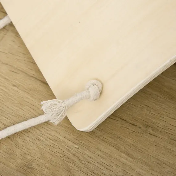 Buy Wood Wobble Board with Ropes, Balance Board for Full Body Workout, Multipurpose for Kids and Adults, 9 image