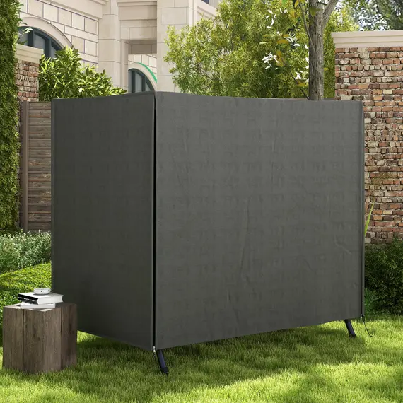 Buy 152 x 177cm Three-Seater Swing Chair Protective Cover Grey, 9 image