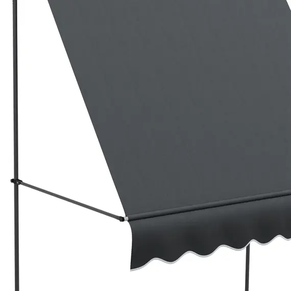 Buy 2 x 1.2m Manual Retractable Awning - Grey, 9 image