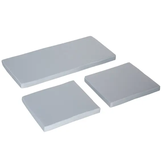 Buy 3 PCs Outdoor Seat Cushion for Rattan Furniture, Garden Furniture Cushions, Grey, 2 image
