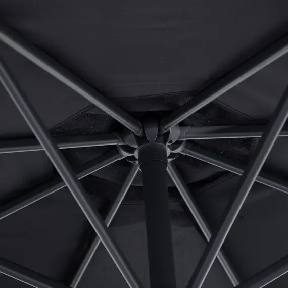 Buy 3 m Banana Parasol-Black, 7 image
