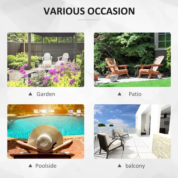 Buy 2-Seater Outdoor Rattan Daybed Sofa Footstool Coffee Table Set w/ Canopy, Cushion, 9 image