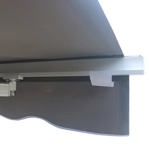 Buy 3 x 2.5m Manual Awning Canopy Sun Shade Shelter Retractable for Garden Grey, 9 image