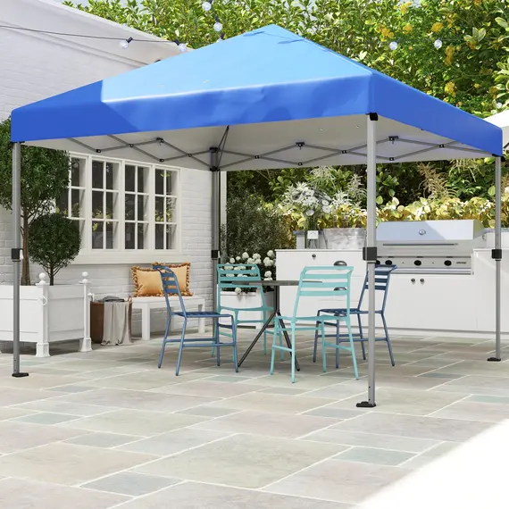 Buy  3 x 3m Pop-Up Gazebo, with Accessories - Blue, 2 image