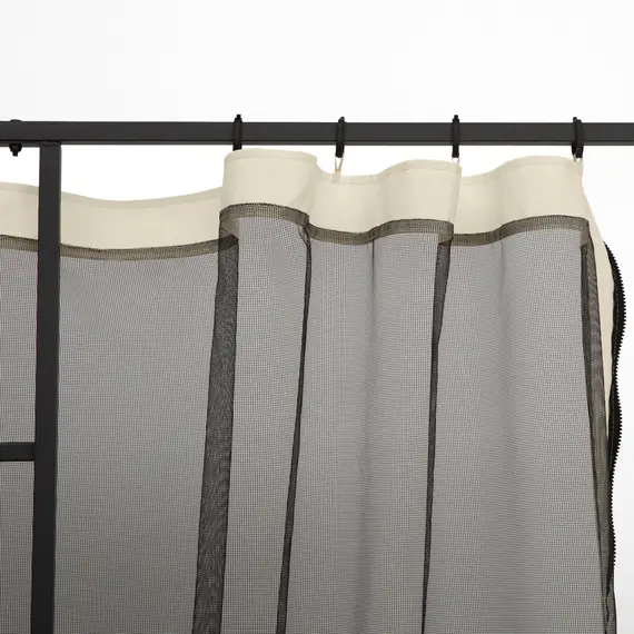 Buy 302 x 207cm Universal Replacement Mesh Sidewall Netting for Patio Gazebos and Canopy Tents, (Sidewall Only) Beige, 9 image