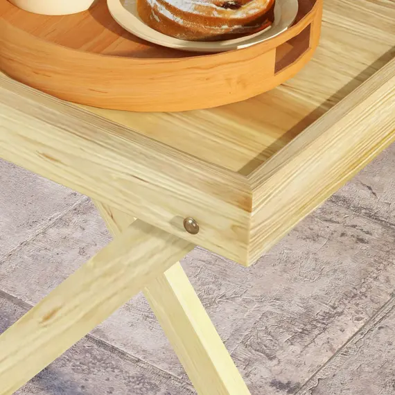 Buy 44 x 68cm Wooden Garden Table, 8 image