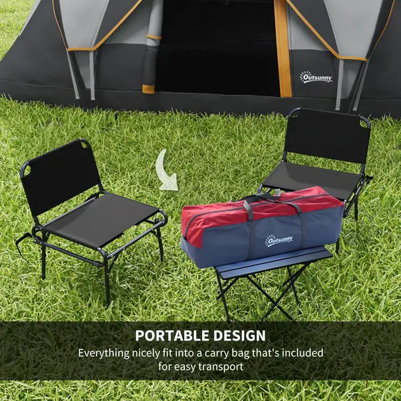 Buy 5-6 Man Dome Camping Tent - Light Grey and Black, 6 image