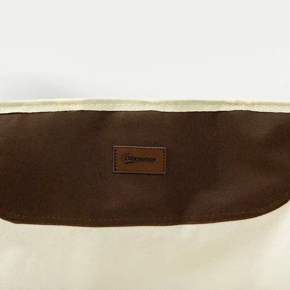 Buy Camping Chair, Lightweight Folding Chair with Carrying Bag and Storage Pocket, Perfect for Festivals, Fishing, Beach and Hiking, White, 7 image