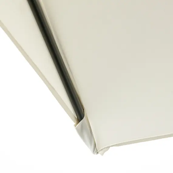 Buy Balcony Half Parasol Semi Round Umbrella Patio Crank Handle (2.3 m, Beige)- NO BASE INCLUDED, 8 image