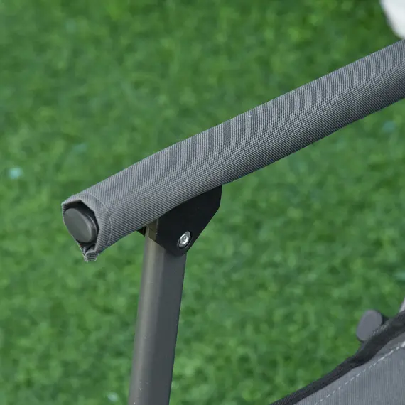 Buy Folding Camp Chair Portable Chair w/ Cup Holder Holds up to 136kg Perfect for Camping, Festivals, Garden, Caravan Trips, Fishing, Beach and BBQs, 8 image